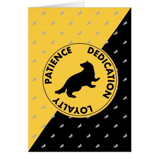 Harry Potter | HUFFLEPUFF™ House Traits Graphic Cards (Front)