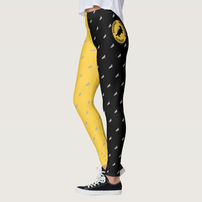 Harry Potter | HUFFLEPUFF™ House Traits Graphic Leggings (Left)