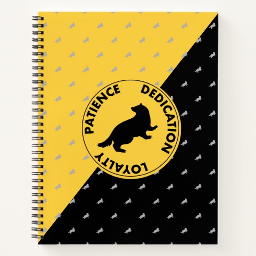 Harry Potter  HUFFLEPUFF House Traits Graphic Notebook