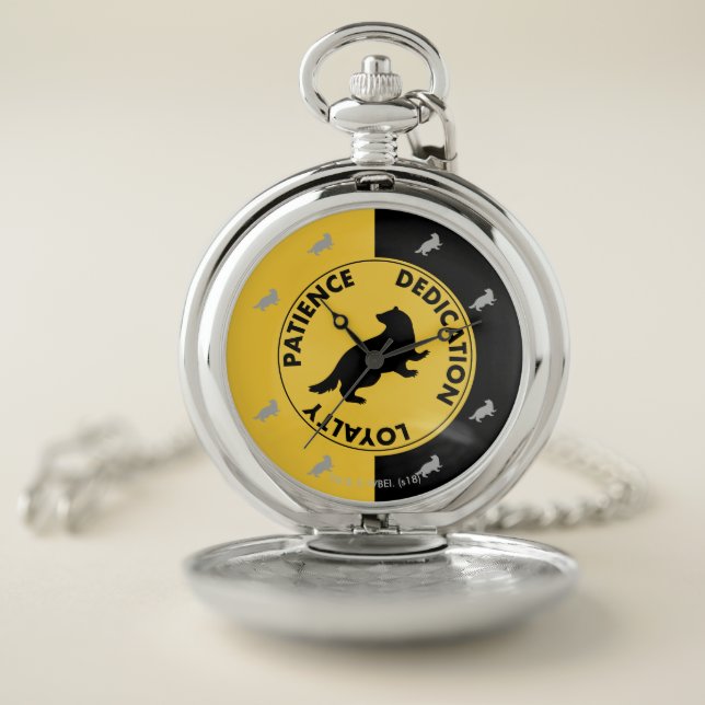 Harry Potter | HUFFLEPUFF™ House Traits Graphic Pocket Watch (Inside)