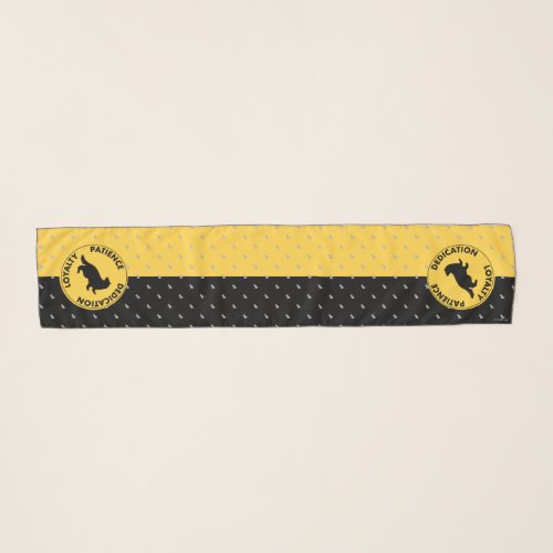 Harry Potter  HUFFLEPUFF House Traits Graphic Scarf