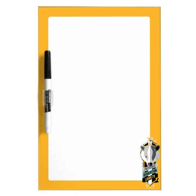 Harry Potter | HUFFLEPUFF™ House Traits Sigil Dry Erase Board (Front)