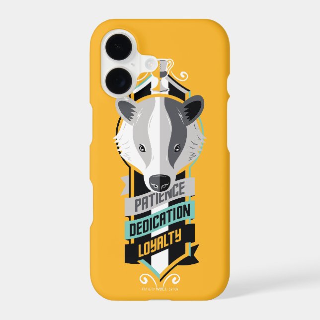 Harry Potter | HUFFLEPUFF™ House Traits Sigil Iphone Case (Back)