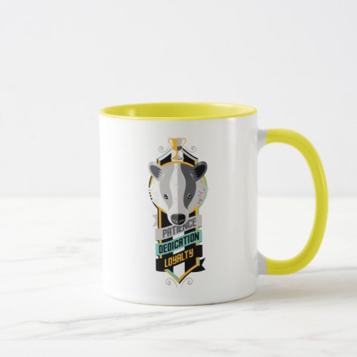 Harry Potter  HUFFLEPUFF House Traits Sigil Mug