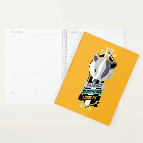 Harry Potter  HUFFLEPUFF House Traits Sigil Planner