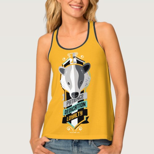 Harry Potter  HUFFLEPUFF House Traits Sigil Tank Top