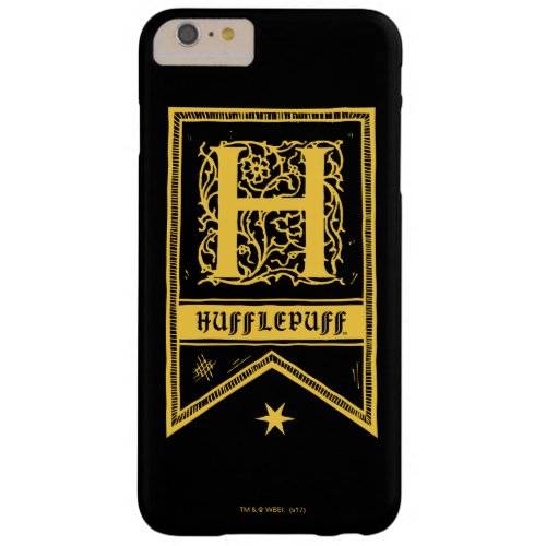 Harry Potter  Hufflepuff Monogram Banner Barely There iPhone 6 Plus Case