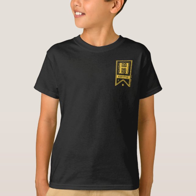 Harry Potter | Hufflepuff Monogram Banner T-Shirt (Front)