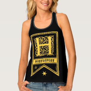 Harry Potter Hufflepuff Monogram Banner Tank Top