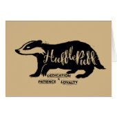 Harry Potter | HUFFLEPUFF™ Silhouette Typography (Front Horizontal)