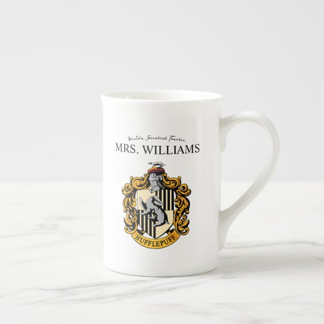 Harry Potter | Hufflepuff Teacher Personalized Bone China Mug (Right)