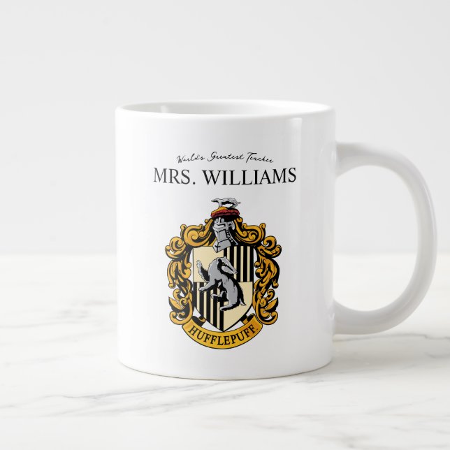 Harry Potter | Hufflepuff Teacher Personalized Giant Coffee Mug (Right)