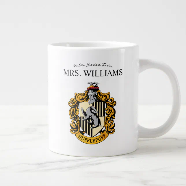 Harry Potter | Hufflepuff Teacher Personalized Giant Coffee Mug | Zazzle