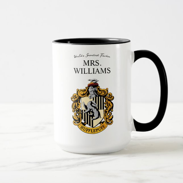 Harry Potter | Hufflepuff Teacher Personalized Mug (Right)