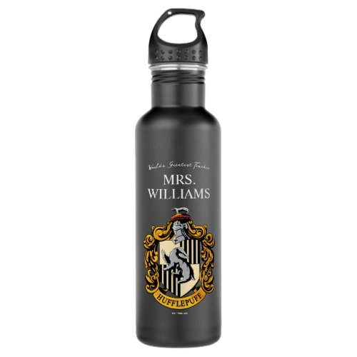 Harry Potter  Hufflepuff Teacher Personalized Stainless Steel Water Bottle