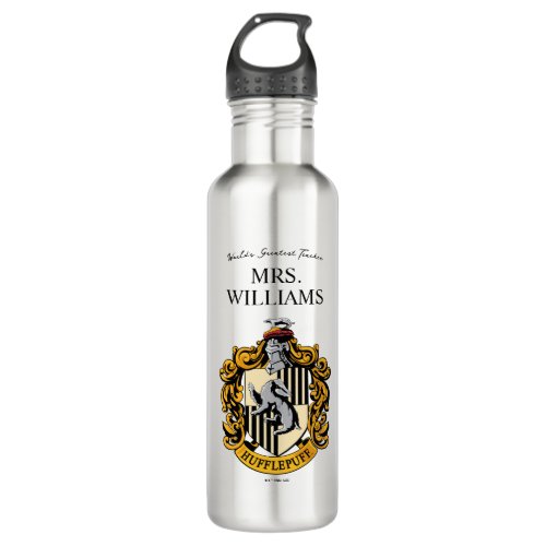 Harry Potter  Hufflepuff Teacher Personalized Stainless Steel Water Bottle