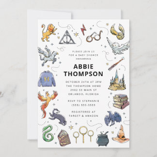 Harry Potter Icon's Baby Shower Invitation