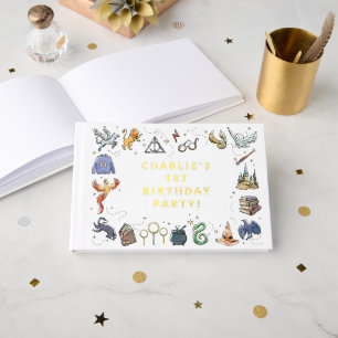 Harry Potter Icon's Birthday Foil Guest Book
