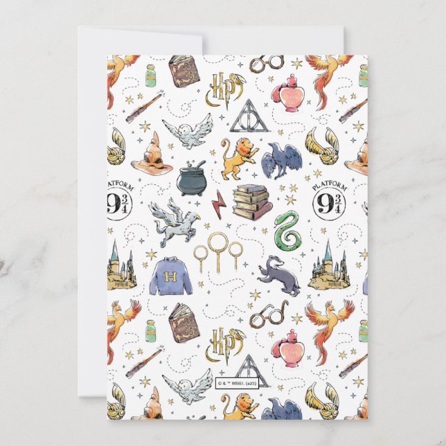 Hogwarts Harry Potter Birthday Party Invites Harry Potter Birthday