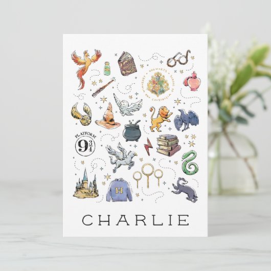 HARRY POTTER™ Icons Flat Card (Standing Front)