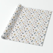 Harry Potter Icons Pattern - Baby Shower Wrapping Paper (Unrolled)