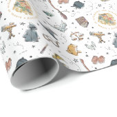 Harry Potter Icons Pattern - Baby Shower Wrapping Paper (Roll Corner)