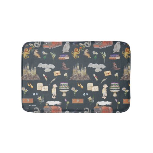 HARRY POTTER  Icons Pattern Bath Mat