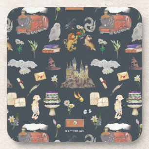 HARRY POTTER™   Icons Pattern Beverage Coaster