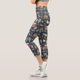 HARRY POTTER™   Icons Pattern Capri Leggings