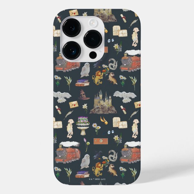 HARRY POTTER™ | Icons Pattern Case-Mate iPhone Case (Back)