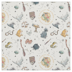 Harry Potter Icons Pattern Fabric