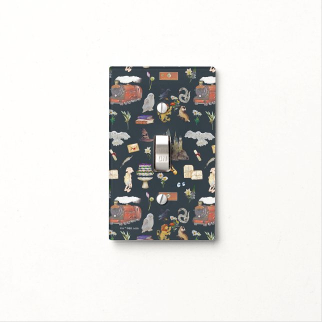 HARRY POTTER™ | Icons Pattern Light Switch Cover (In Situ)