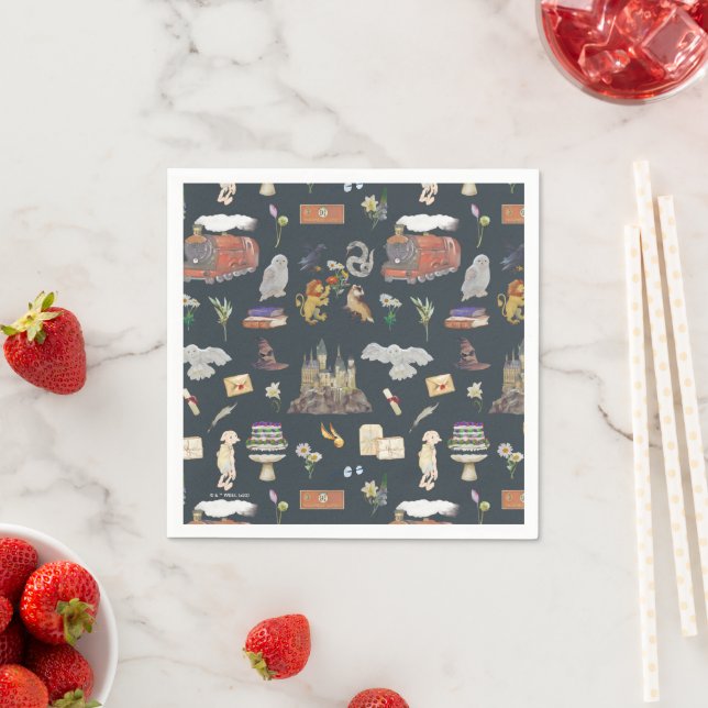 HARRY POTTER™ | Icons Pattern Napkins (Insitu)
