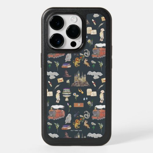 HARRY POTTER  Icons Pattern OtterBox iPhone 14 Pro Case
