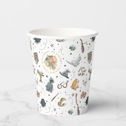 HARRY POTTER Icons Pattern Paper Cups