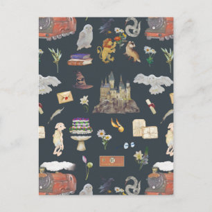 HARRY POTTER™   Icons Pattern Postcard