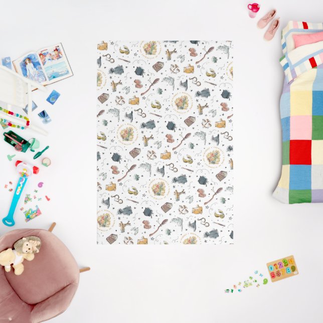 Harry Potter Icons Pattern Rug (Insitu (Babyroom))