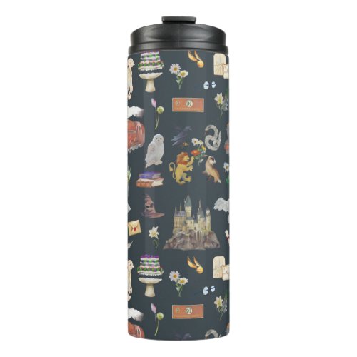 HARRY POTTER  Icons Pattern Thermal Tumbler