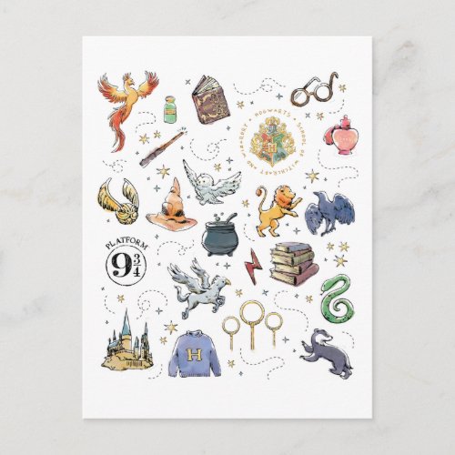 HARRY POTTER Icons T Postcard