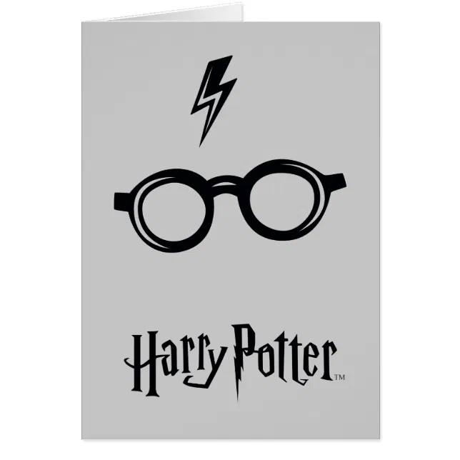 Harry Potter | Lightning Scar And Glasses | Zazzle