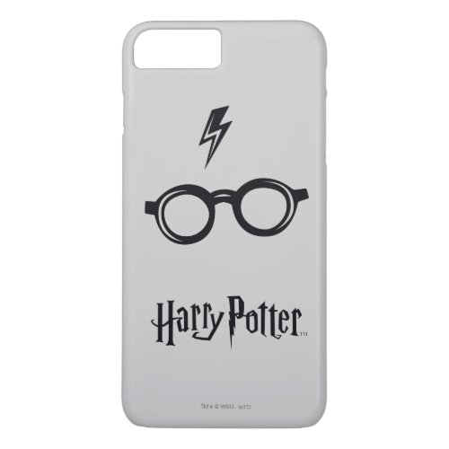 Harry Potter  Lightning Scar and Glasses iPhone 8 Plus7 Plus Case