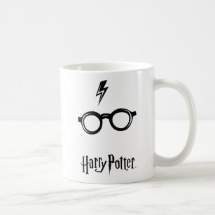 Harry Potter   Lightning Scar and Glasses Coffee Mug