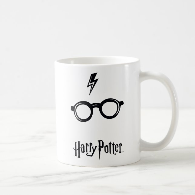 Harry Potter | Lightning Scar and Glasses Coffee Mug (Right)