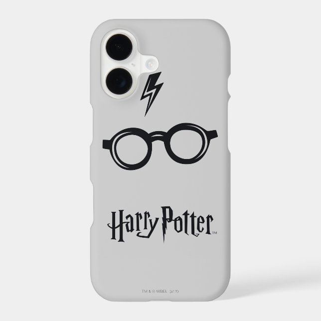 Harry Potter | Lightning Scar and Glasses Iphone Case (Back)