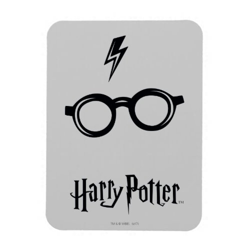 Harry Potter  Lightning Scar and Glasses Magnet