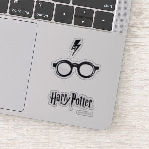 Harry Potter Lightning Scar and Glasses Sticker
