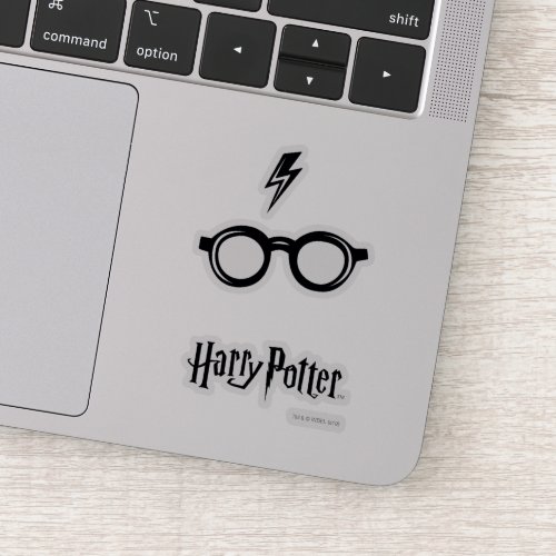Harry Potter  Lightning Scar and Glasses Sticker