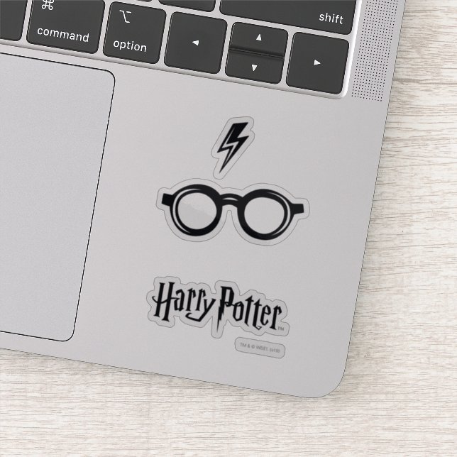 Harry Potter | Lightning Scar and Glasses Sticker (Detail)