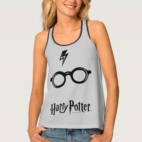 Harry Potter  Lightning Scar and Glasses Tank Top
