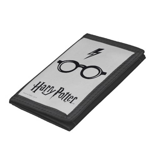 Harry Potter  Lightning Scar and Glasses Tri_fold Wallet